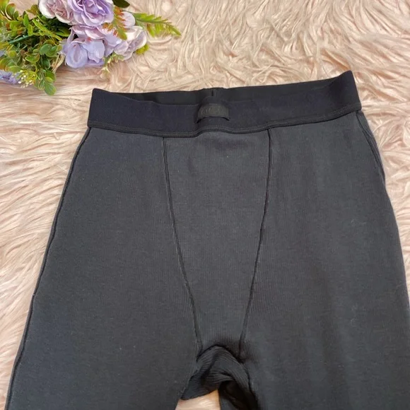 SKIMS Cotton Rib Legging in Black sz XXS - Picture 2 of 7